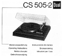 Dual CS-505-2-Owners-Manual 